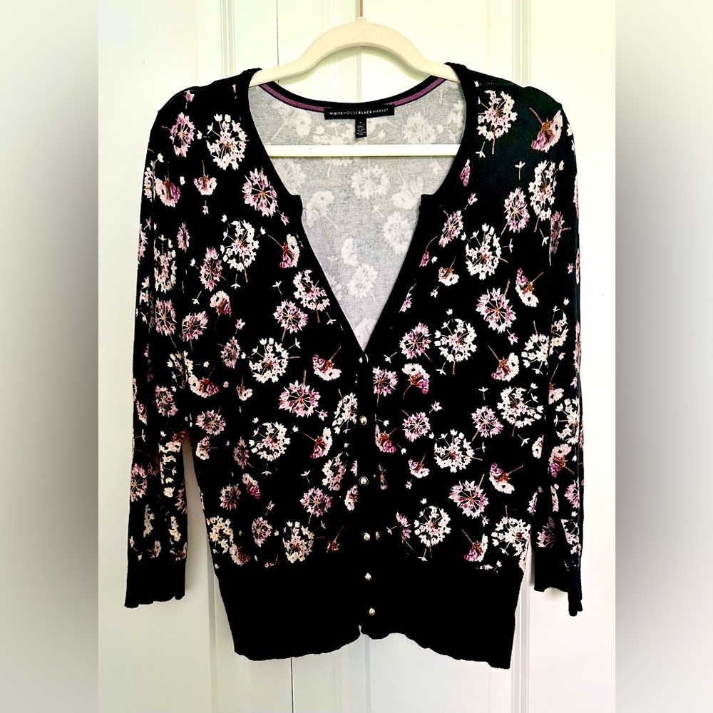 White House Black Market button-down cardigan